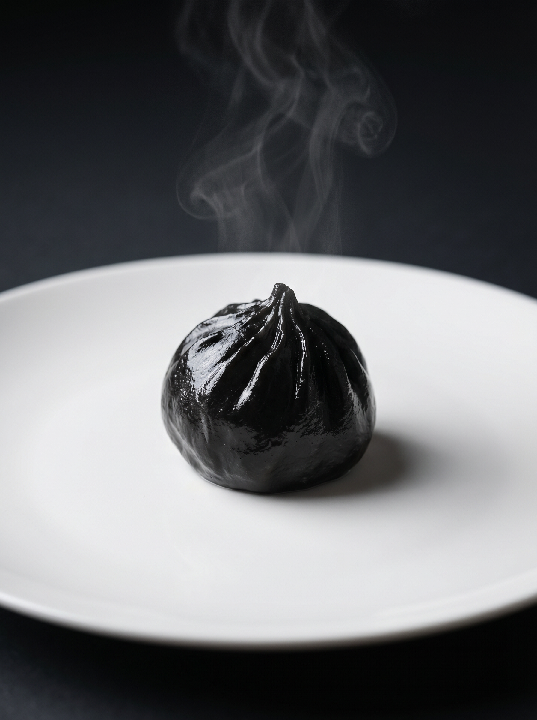 Dim sum Noir — Porc et gambas au curry noir
